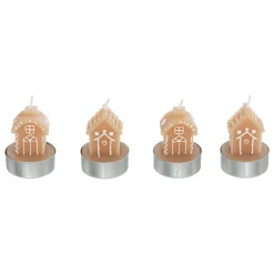 ohgreen Thema Holiday|Kerstdecoratie|Set van 4 kaarsjes