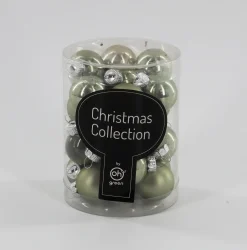 ohgreen Kerstballen|Set van 24 kerstballen