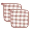 ohgreen In En Rond De Keuken|Set van 2 pannenlap gingham