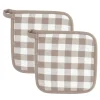 ohgreen In En Rond De Keuken|Set van 2 pannenlap gingham