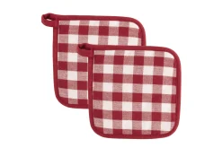 ohgreen In En Rond De Keuken|Set van 2 pannenlap gingham