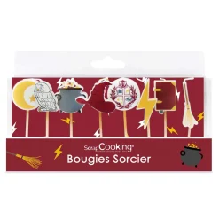 ohgreen Bakken|Halloween|Set van 8 tovernaarskaarsen