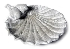 ohgreen Beelden|Shell birdbath l28w26h8,5