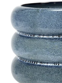 ohgreen Potten En Vazen|Sixties Sierpot l 14,5x14,5x12,5 blauw