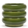 ohgreen Potten En Vazen|Sixties Sierpot l 14,5x14,5x12,5 groen