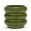 ohgreen Potten En Vazen|Sixties Sierpot m 12,5x12,5x11,5 groen
