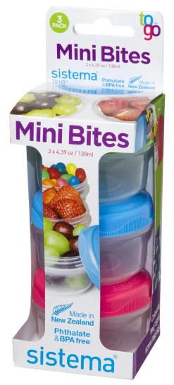 ohgreen In En Rond De Keuken|Ecocheques|SNACKDOOS (3) MINI BITES 130ML