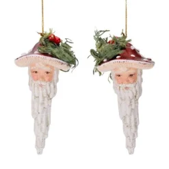 ohgreen Kerstornamenten|Sneeuwwitje kerstman druppelornament