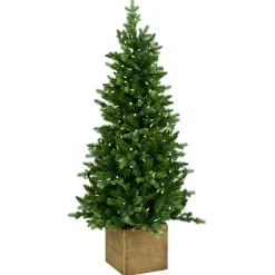 ohgreen Kerstbomen|Kerstbomen Kunststof|Snowy norfolk entr. tree pot 137cm 200l transfo