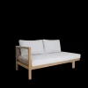 ohgreen Tuinmeubelen|Sofa 3-zit Salvatore in teak en weaving rope (links)