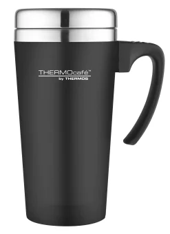 ohgreen In En Rond De Keuken|Soft touch travel mug zwart 420ml