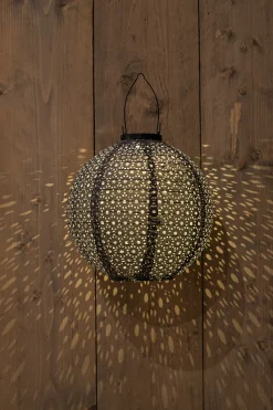 ohgreen Verlichting|Ecocheques|Solar lampion 25cm grijs/marrakesh