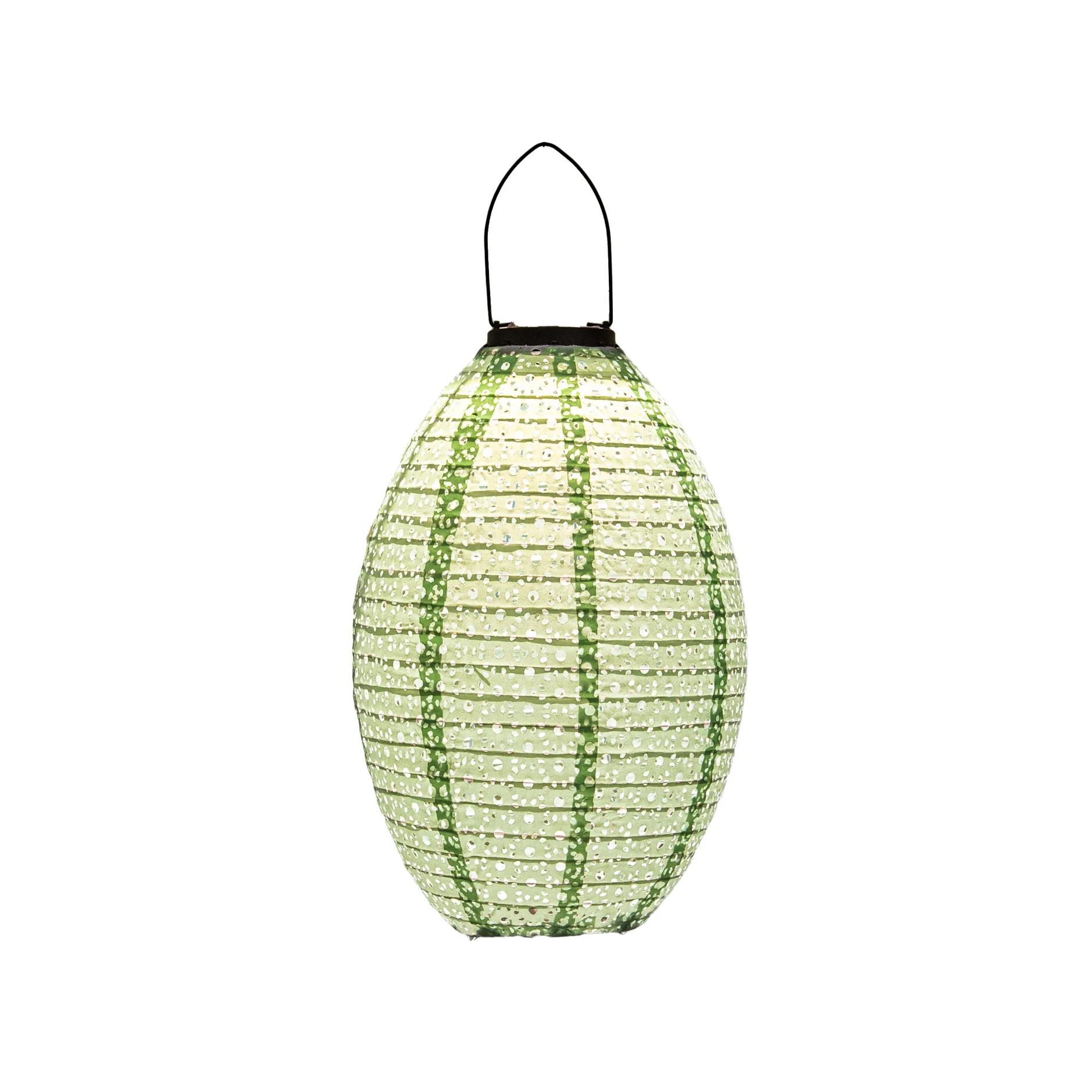ohgreen Verlichting|Solar lampion 22x32cm sage groen / marrakesh