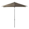 ohgreen Parasol|Staparasol miami 210x150 antraciet-mocca