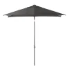 ohgreen Parasol|Staparasol miami 210x150 antraciet- donkergrijs