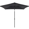 ohgreen Parasol|Staparasol miami 200x200 zwart-grijs