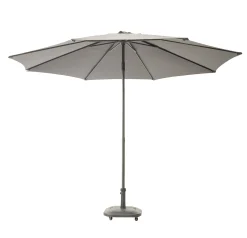 ohgreen Parasol|Staparasol Vista d250 wit-licht grijs
