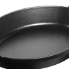 ohgreen Koken|Stapelbaar bord , ovaal 24 cm - zwart
