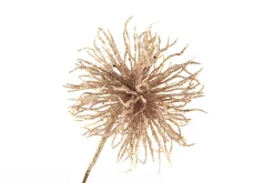 ohgreen Kerstdecoratie|Stekelbal op steel vanille