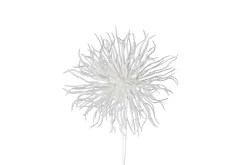 ohgreen Kerstdecoratie|Stekelbal op steel wit