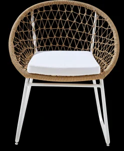 ohgreen Tuinmeubelen|Stoel Madrid wit