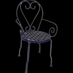 ohgreen Tuinmeubelen|Stoel Rodin in metaal zwart met armleuningen