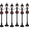 ohgreen Lemax Kerstdorpen|Straatlantaarn op gas, set van 6, b/o (4,5v)