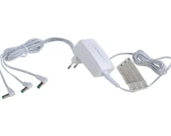 ohgreen Lemax Kerstdorpen|Stroomadapter, 4.5v, wit, 3-uitgang, vaste stekker, gs