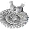 ohgreen Beelden|Sunflower birdbath l31w27h7,5