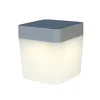 ohgreen Verlichting|Ecocheques|Table cube tafellamp zilver grijs led 1w