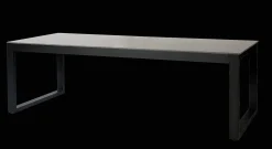 ohgreen Tuinmeubelen|Tafel Bora zwart/grijs