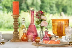 ohgreen Sfeermakers|Theelichthouder bladeren rond glas