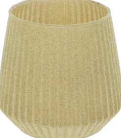 ohgreen Sfeermakers|Herfst|Theelichthouder 11cm glas beige