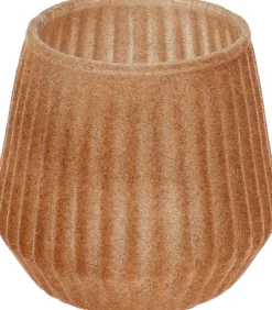 ohgreen Sfeermakers|Herfst|Theelichthouder 9cm glas roest