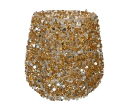 ohgreen Thema Luxury|Kerstdecoratie|Theelichthouder glas parels