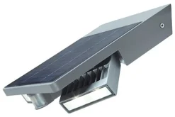 ohgreen Verlichting|Ecocheques|Tilly solar wandlamp met sensor zilver grijs led 4w