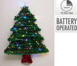 ohgreen Thema Classic|Deco Verlichting Binnen|Tinsel kerstboom met 30led