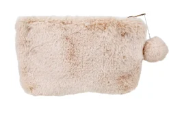 ohgreen Badkamer|Toiletzak faux fur lichtroze 19x5xh13cm