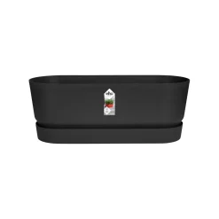 ohgreen Kunststof|Ecocheques|TROUGH LONG 50CM LIVING BLACK