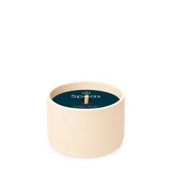 ohgreen Geuren|Tuinkaars in ronde terracotta schaal wit 11u - zwart