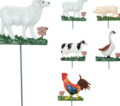 ohgreen Decoratie|Tuinprikker boederijdieren 42cm