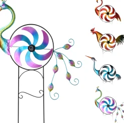 ohgreen Decoratie|Tuinprikker met windmolen 4ass