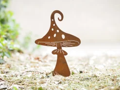 ohgreen Decoratie|Tuinsteker paddenstoel met krul