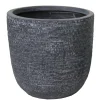 ohgreen Aardewerk|Utah egg pot graphite d39h38
