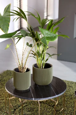 ohgreen Potten En Vazen|Vaas cilind groove 19x21