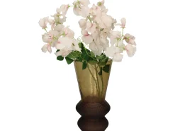 ohgreen Potten En Vazen|Vaas glas bruin 15.5x15.5x30cm