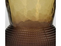 ohgreen Potten En Vazen|Vaas glas bruin 15.5x15.5x30cm