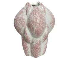 ohgreen Potten En Vazen|Vaas keramiek 27cm roze