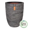ohgreen Kunststof|Ecocheques|Vaas laag rib 46x58 antr