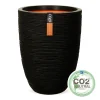 ohgreen Kunststof|Ecocheques|Vaas laag rib 36x47 zwt